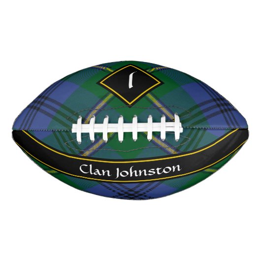 Clan Johnston Tartan Football (Vorderseite)