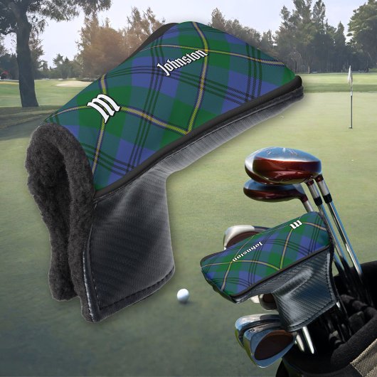 Clan Johnston Tartan Golf Head Cover Headcover