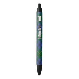 Clan Johnston Tartan Ink Pen Kugelschreiber