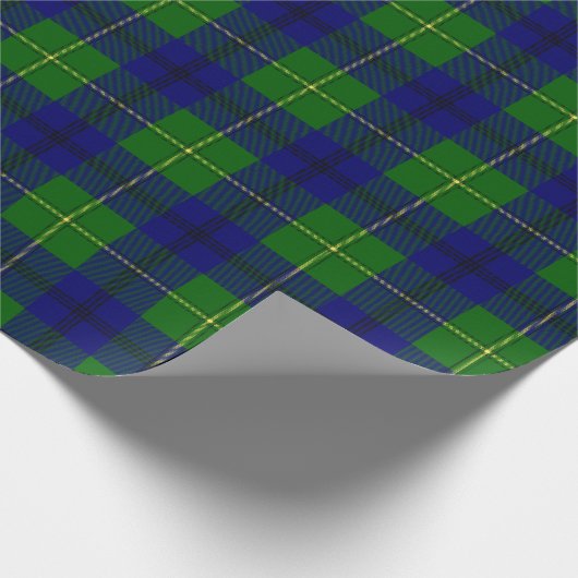 Clan Johnston Tartan Kariert Geschenkpapier (Ecke)