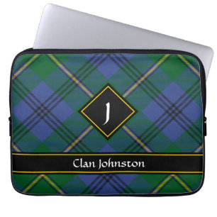 Clan Johnston Tartan Laptop Sleeve
