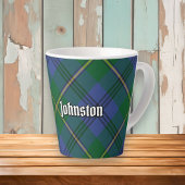 Clan Johnston Tartan Latte Tasse