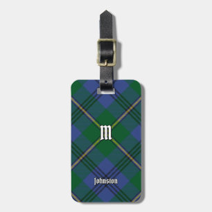 Clan Johnston Tartan Luggage Tag Gepäckanhänger
