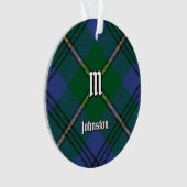 Clan Johnston Tartan Ornament (Vorderseite)