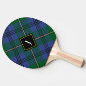 Clan Johnston Tartan Ping Pong Paddle Tischtennis Schläger (Seitenansicht)