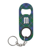 Clan Johnston Tartan Schlüsselanhänger Bottle Open Mini Flaschenöffner (Vorderseite)