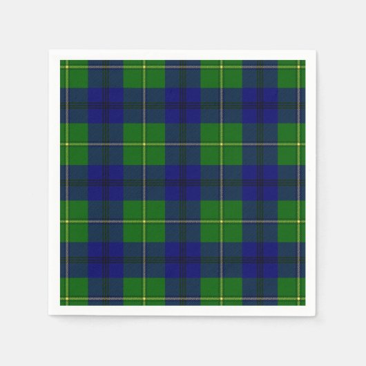 Clan Johnston Tartan Serviette (Vorderseite)