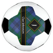 Clan Johnston Tartan Soccer Ball (Gedreht)