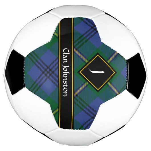 Clan Johnston Tartan Soccer Ball (Gedreht)