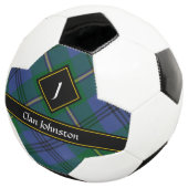 Clan Johnston Tartan Soccer Ball (Dreiviertel)