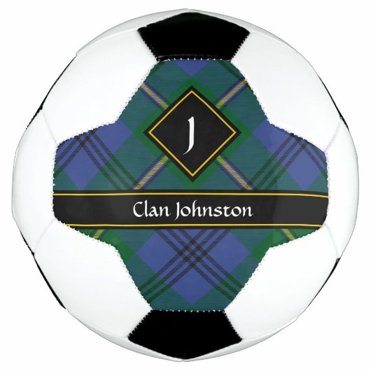 Clan Johnston Tartan Soccer Ball (Vorderseite)