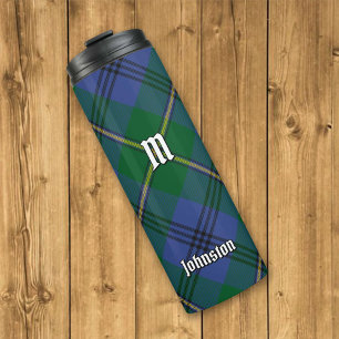 Clan Johnston Tartan Thermal Tumbler Thermosbecher
