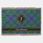 Clan Johnston Tartan Throw Blanket Decke (Vorderseite)