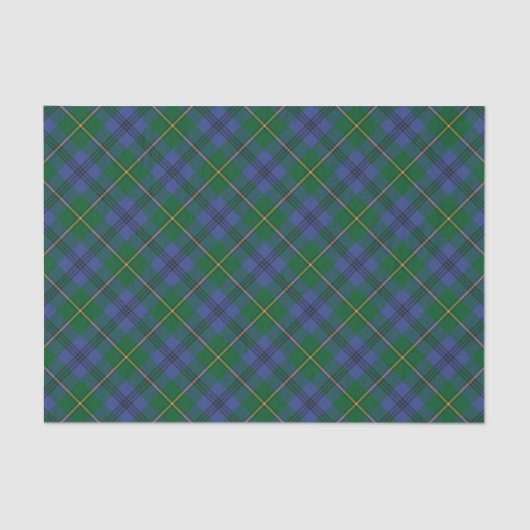 Clan Johnston Tartan Tissue Paper Seidenpapier (Vorderseite)