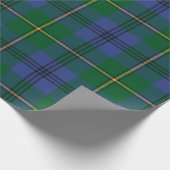 Clan Johnston Tartan Wrapping Paper Geschenkpapier (Ecke)