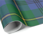 Clan Johnston Tartan Wrapping Paper Geschenkpapier (Rolleneckpunkt)