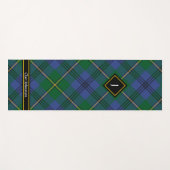 Clan Johnston Tartan Yoga Mat Yogamatte (Vorderseite (Horizontal))