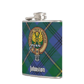 Clan Johnston Wappen Flask Flachmann (Links)