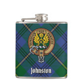 Clan Johnston Wappen Flask Flachmann (Vorderseite)
