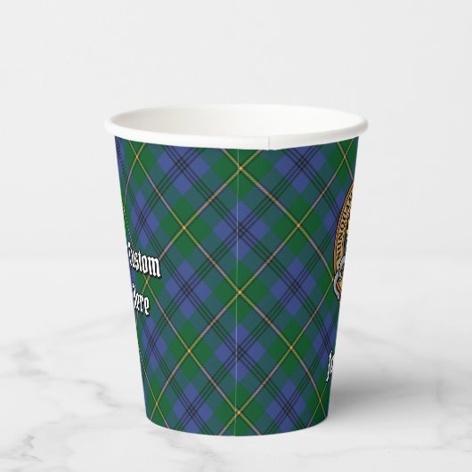 Clan Johnston Wappen Paper Cups Pappbecher (Rechts)
