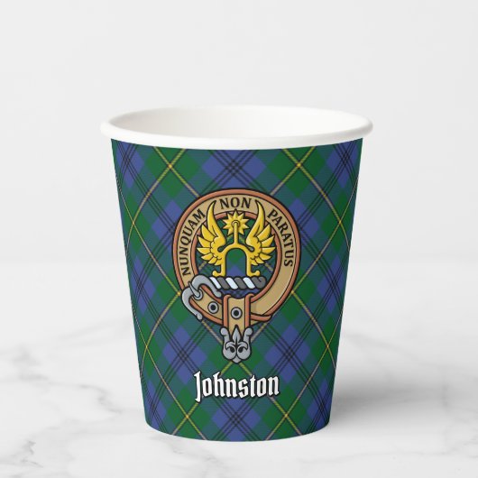 Clan Johnston Wappen Paper Cups Pappbecher (Vorderseite)