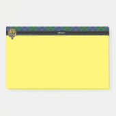 Clan Johnston Wappen Post-it Notes Klebezettel (Vorderseite)