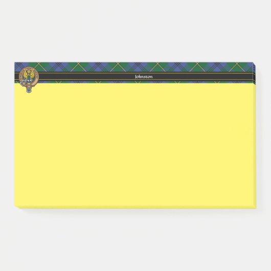 Clan Johnston Wappen Post-it Notes Post-it Klebezettel (Vorderseite)