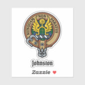 Clan Johnston Wappen Sticker (Blatt)