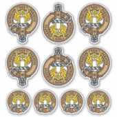 Clan Johnston Wappen Sticker Set (Vorderseite)