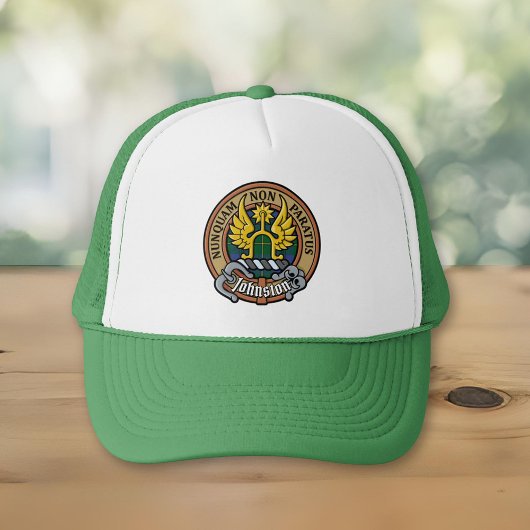 Clan Johnston Wappen Trucker Hat Truckerkappe