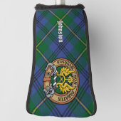 Clan Johnston Wappen über Tartan Golf Headcover (Rotieren 90)