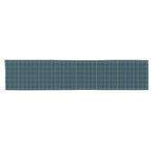 Clan Johnstone Blue und Green Scottish Tartan Kurzer Tischläufer (Horizontal)