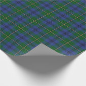 Clan Johnstone Johnston ScottishTartan Geschenkpapier (Ecke)