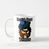 Clan Johnstone Johnston Tartan Scottish Kaffeetasse (Links)