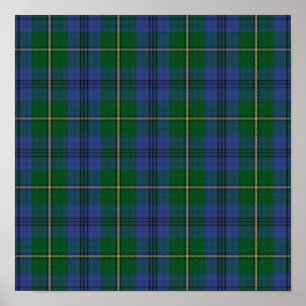 Clan Johnstone Tartan - Digitaler Download Poster