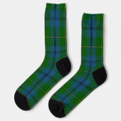 Clan Johnstone Tartan Socken (Linkes Detail)