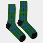 Clan Johnstone Tartan Socken (Rechts)