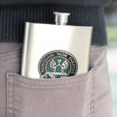 Clan Johnstone Wappen & Tartan Flachmann (Beispiel)