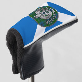 Clan Johnstone Wappen & Tartan Knot Golf Headcover