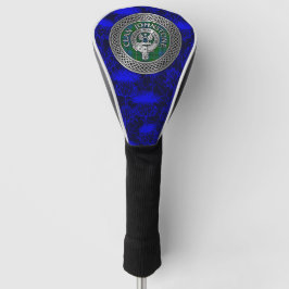Clan Johnstone Wappen & Tartan Knot Golf Headcover
