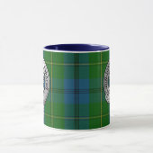 Clan Johnstone Wappen & Tartan Tasse (Zentrum)