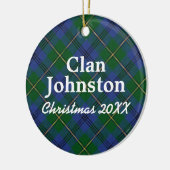 Clan-JohnstonScottishTartan Keramikornament (Links)