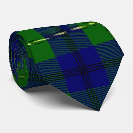 Clan-JohnstonTartan Krawatte (Gerollt)
