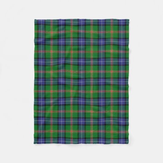 Clan Jones Tartan Kariert Fleecedecke (Vorderseite)