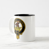 Clan-Keith-Abzeichen - Roebuck Zweifarbige Tasse (Vorderseite Links)