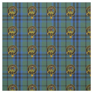 Clan-Keith alter Tartan u. Wappen-Gewebe Stoff