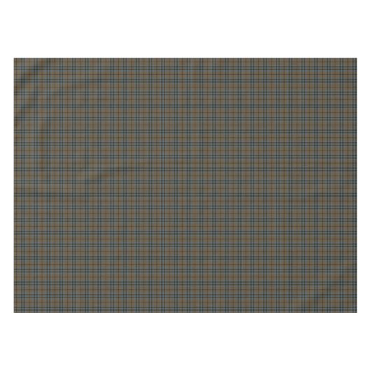 Clan Keith Brown und Gray Weathered Tartan Tischdecke (Vorderseite (Horizontal))