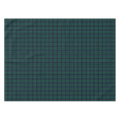 Clan Keith Dark Green Modern Scottish Tartan Tischdecke (Vorderseite (Horizontal))