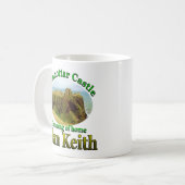 Clan Keith Dreaming of Zuhause Dunnottar Burg Kaffeetasse (Vorderseite Links)