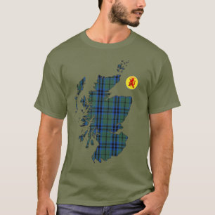 Clan Keith [EDIT] Tartan Karte T-Shirt